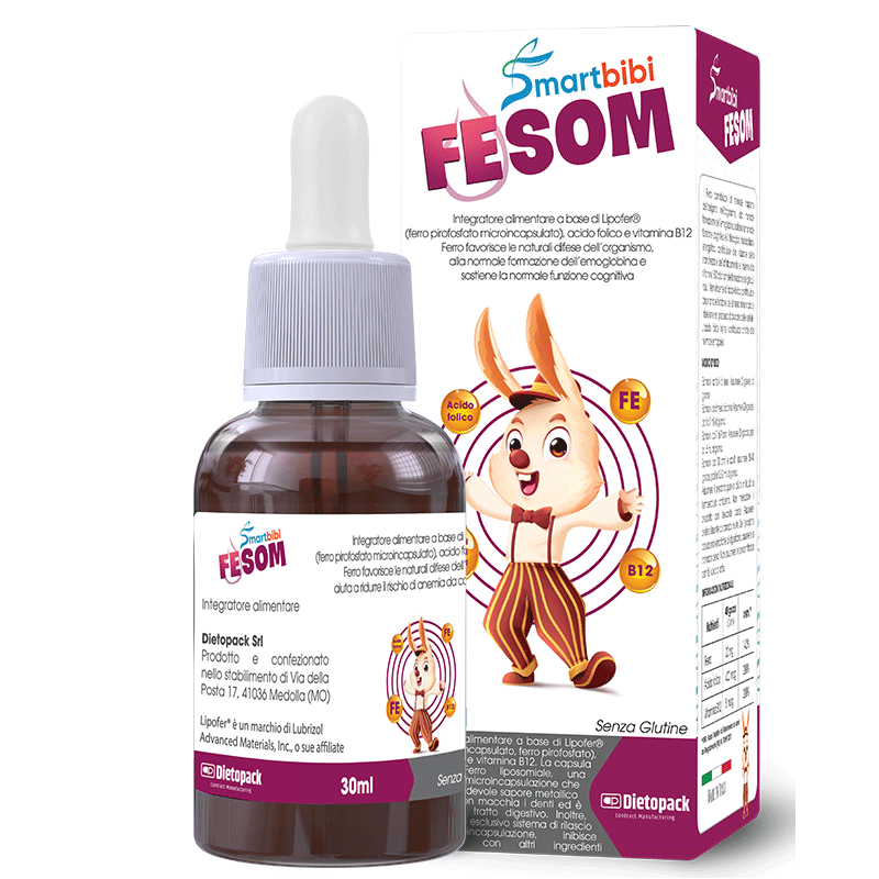 Siro bổ sung sắt trẻ em Smartbibi Fesom 30ml (0 tháng+)