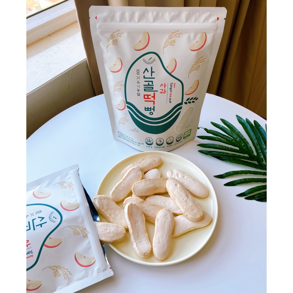 Bánh gạo dẹt hữu cơ Ecomom (6 tháng+)