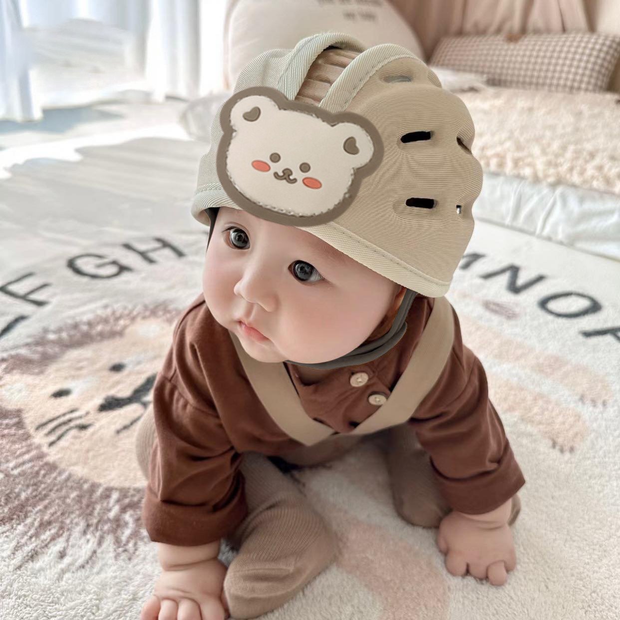 Mũ bảo hiểm tập bò, đi cho bé