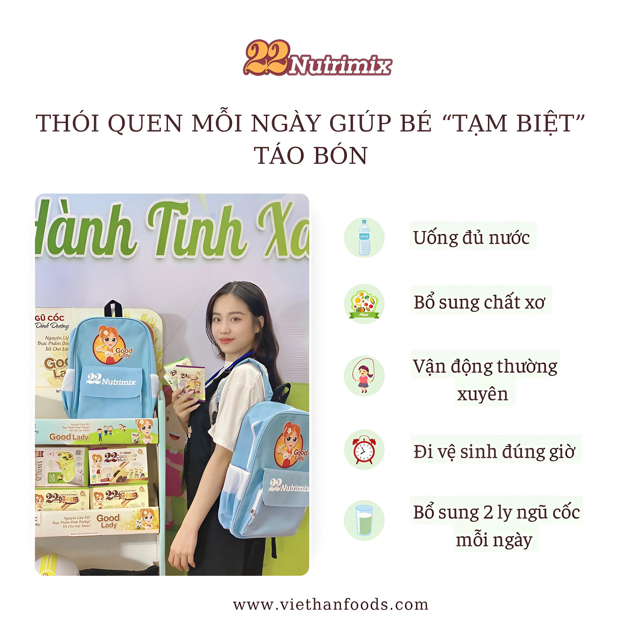 CÓ 22 NUTRIMIX! BÉ YÊU TẠM BIỆT TÁO BÓN CÓ 22 NUTRIMIX! BÉ YÊU TẠM BIỆT TÁO BÓN