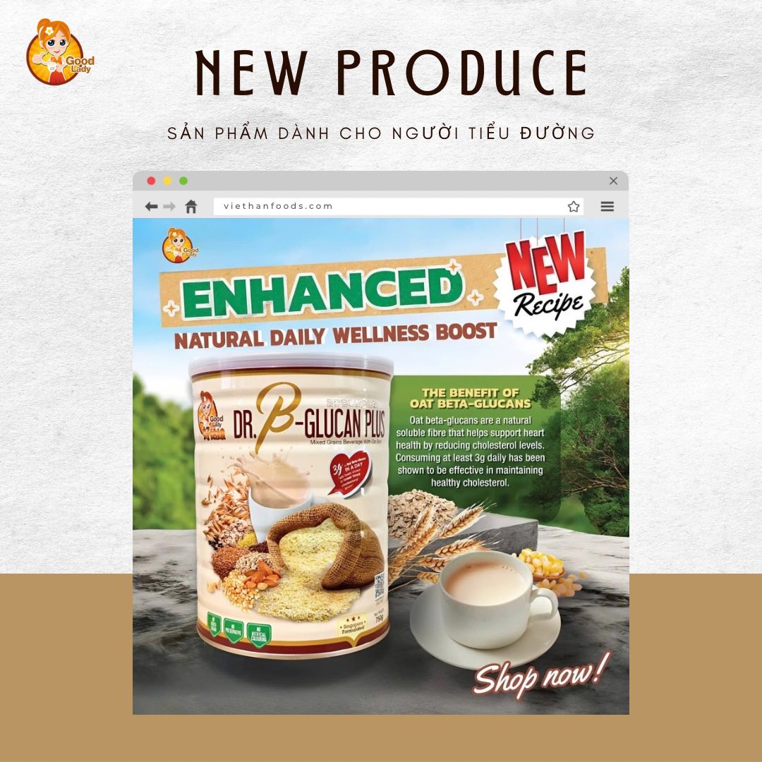 ✨ RA MẮT SẢN PHẨM MỚI DR.B-GLUCAN PLUS