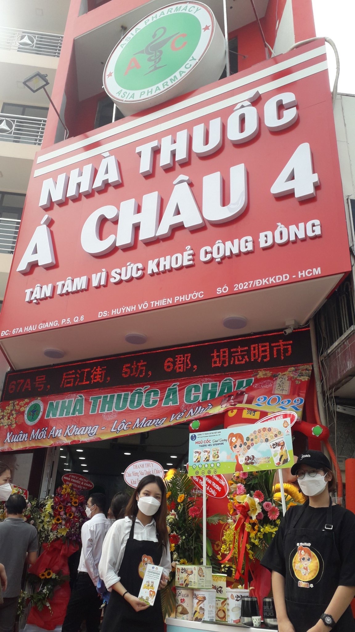 Chúc mừng khai trương Nhà thuốc Á Châu