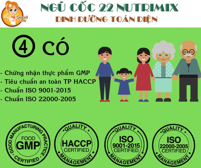 Ngũ cốc dinh dưỡng organic 22 Nutrimix từ công ty nhập khẩu Việt Hân Ngoccocchobe10