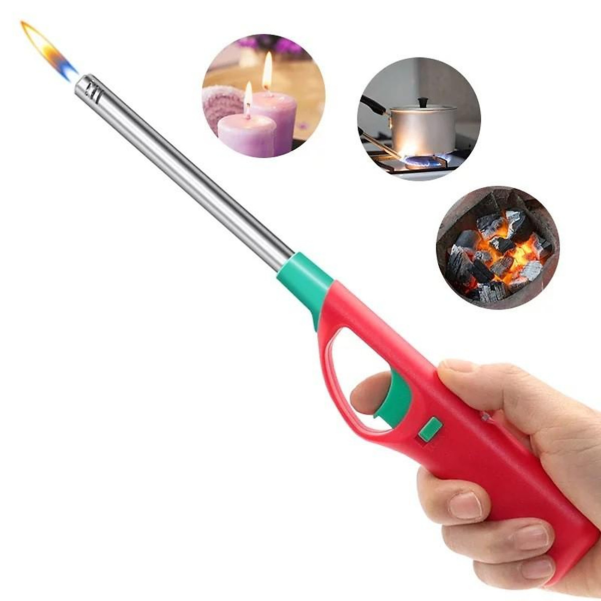 Hột Quẹt Bật Lửa Cây Súng Mồi Lửa Bếp Gas Bếp Cồn An Toàn Tiện Lợi MàuNgẫu Nhiên