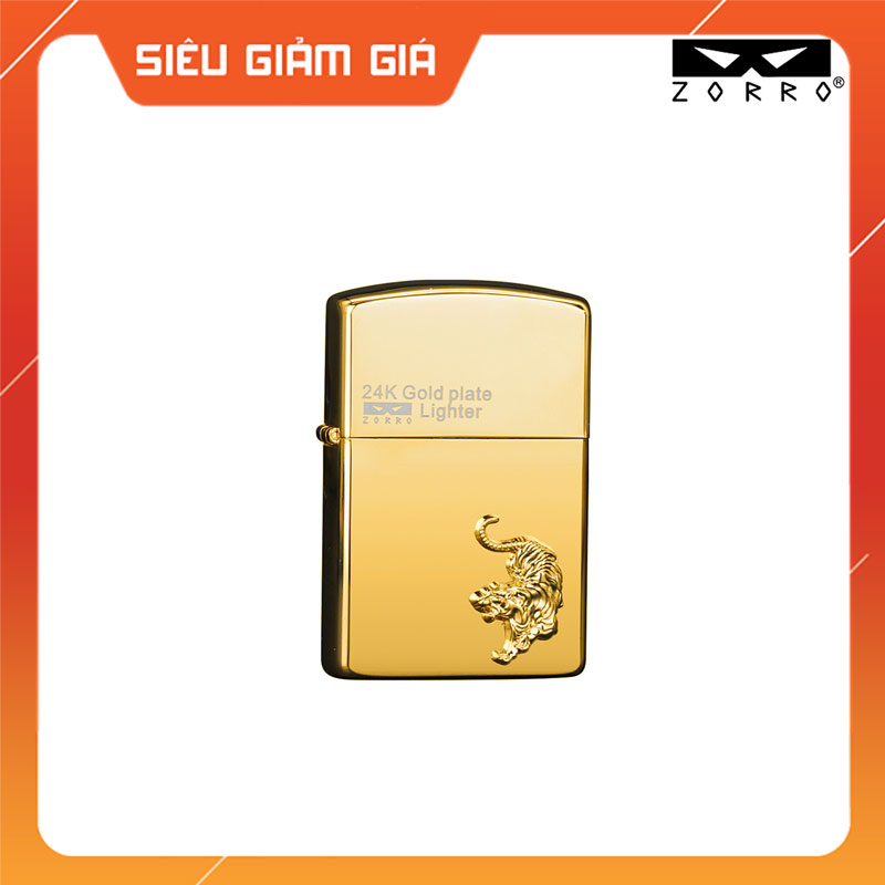 Hột Quẹt Bật Lửa Xăng Đá Zorro Z24K Ôp Nổi Họa Tiết 12 Con Giáp Cực Đẹp - Nhiều Hình