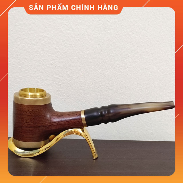 Tẩu Bắt Tóp Xì Gà Điếu Cuối Cán Sừng Đế Đứng TS10 Ring Size 42-60 - Quà Tặng Ý Nghĩa