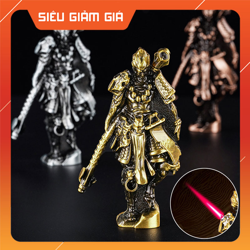 {Mẫu Mới 2025} Hột Quẹt Bật Lửa Gas XF5301 Mô Hình Tôn Ngộ Không 3D Cực Chất - Nhiều Màu
