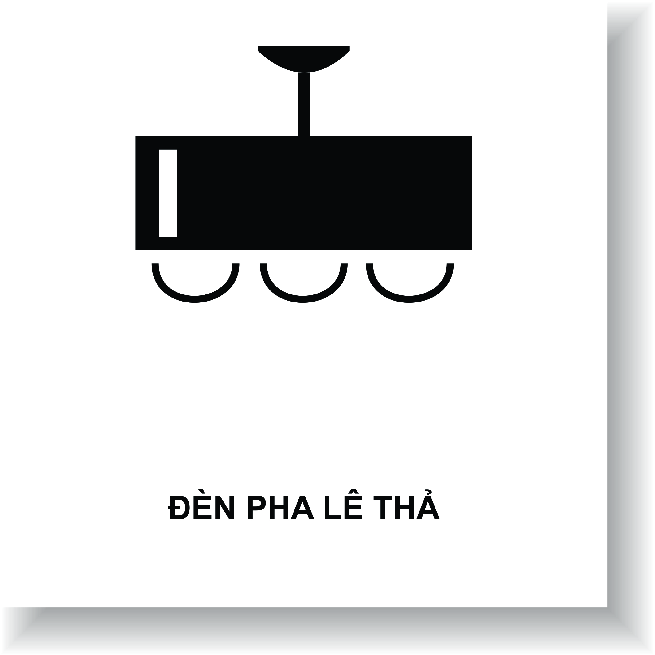 Đèn pha lê thả