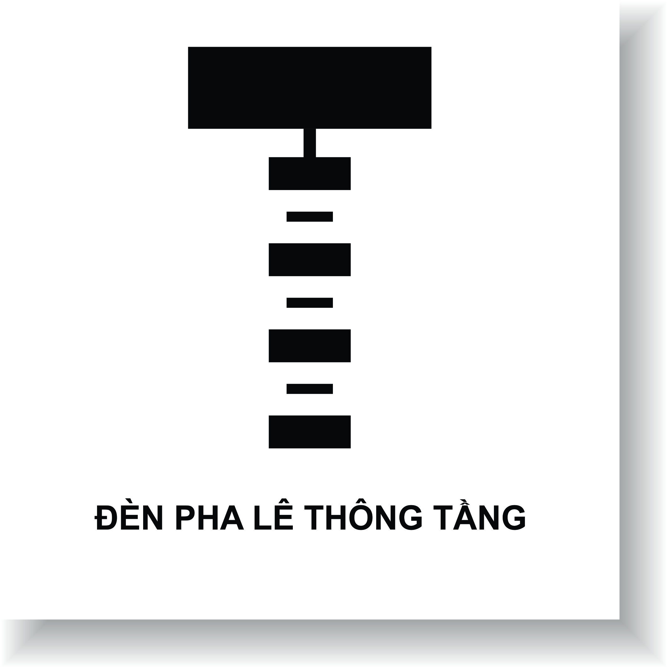 Đèn pha lê thông tầng