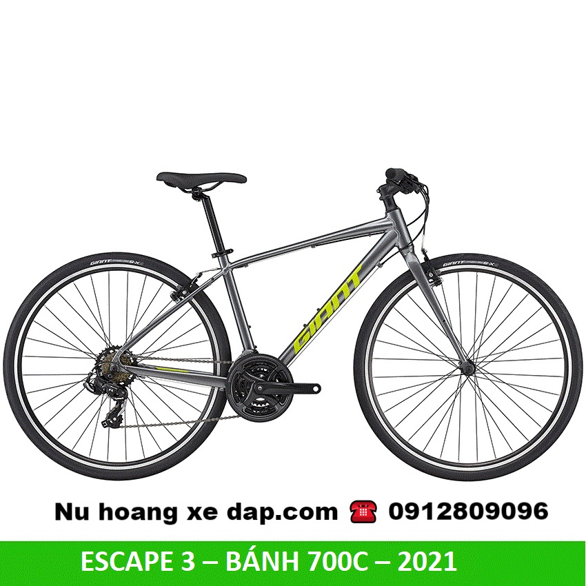 XE ĐẠP ĐƯỜNG PHỐ TOURING GIANT ESCAPE 3 – BÁNH 700C – 2021