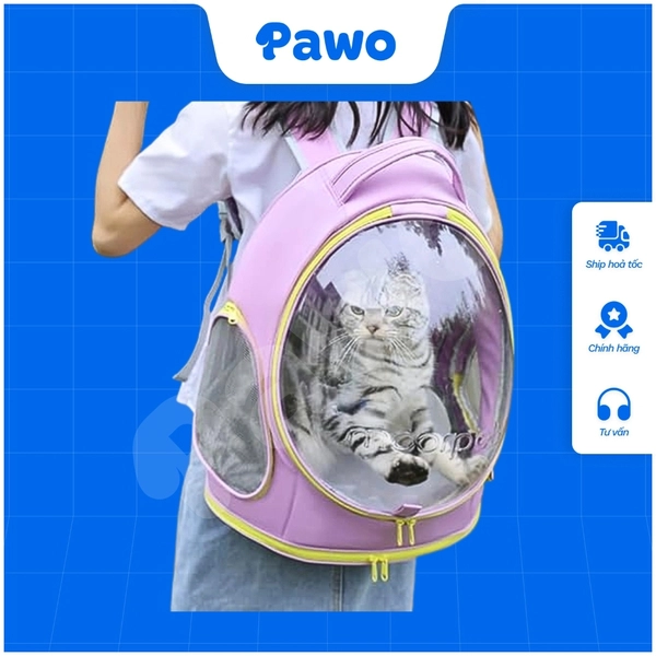 Pawo Pet Shop chuyên cung cấp những mẫu Balo phi hành gia thoáng khí đẹp, thời trang.