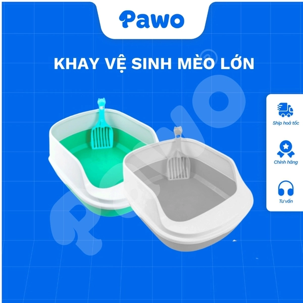 Pawo Pet Shop chuyên cung cấp sản phẩm Khay vệ sinh thành cao cho mèo an toàn vượt trội.