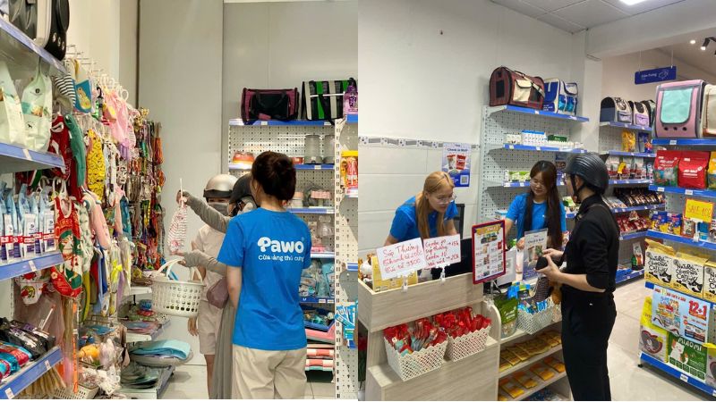 Pawo Pet Shop cung cấp đầy đủ các phụ kiện thú cưng