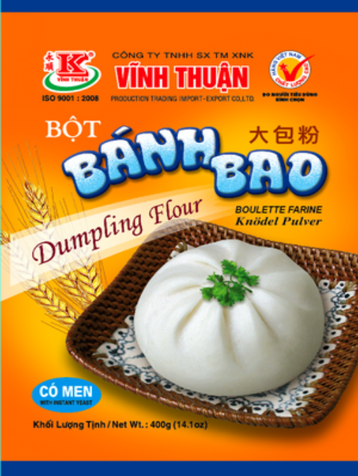 Bột bánh bao Vĩnh Thuận 1kg Nguyên liệu thực phẩm Thiên Bảo Anh Bột Bánh Bao Vĩnh Thuận 1Kg Nguyên Liệu Thực Phẩm Thiên Bảo Anh