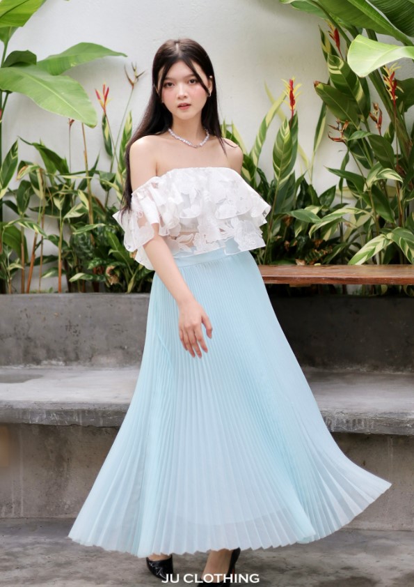 Váy cute Hàn Quốc dáng xòe nhẹ nhàng xinh xắn  Ngọc Bích Fashion