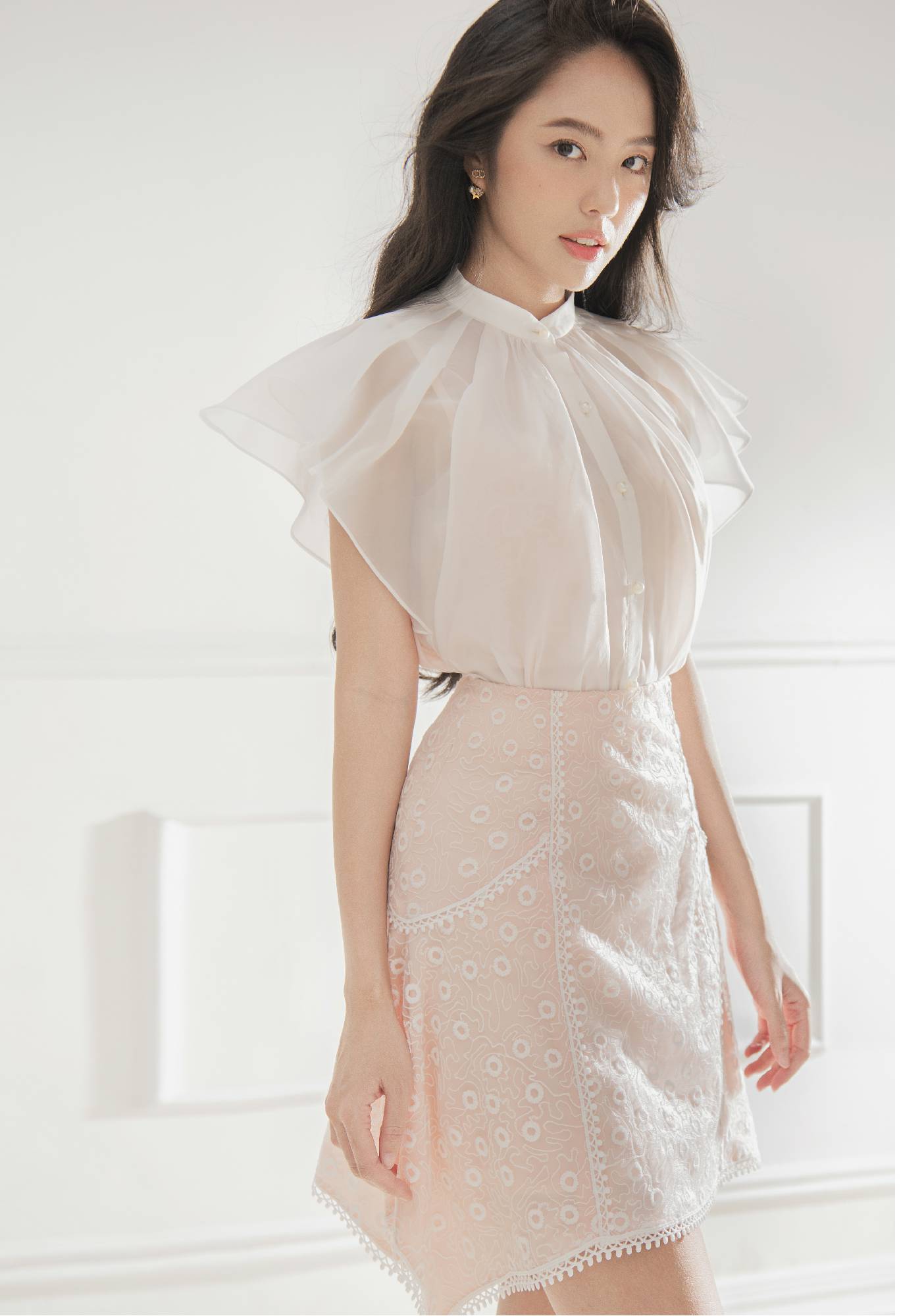 Chân váy ren nữ thời trang, thiết kế đuôi cá phong cách NV0181 giá sỉ, giá  bán buôn - Thị Trường Sỉ