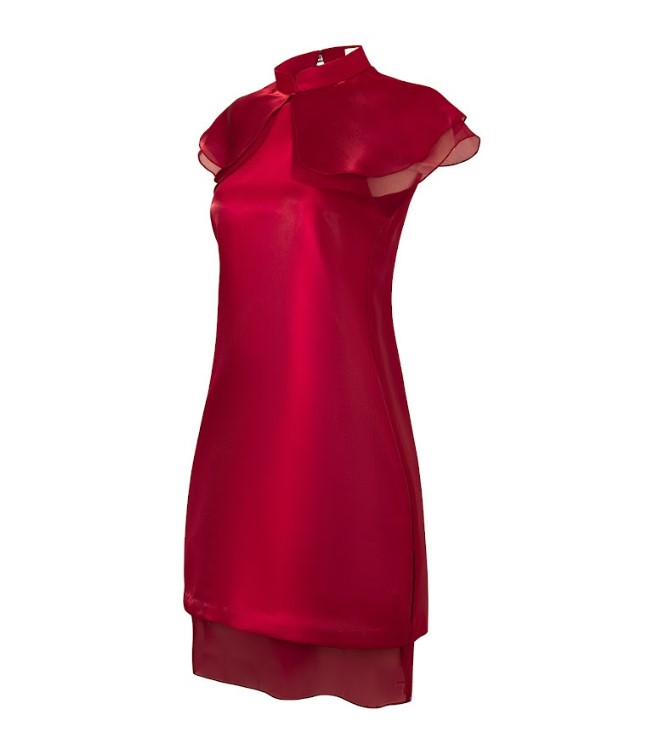 Váy đỏ size XL vừa mặc tết 1 lần - Oreka.vn