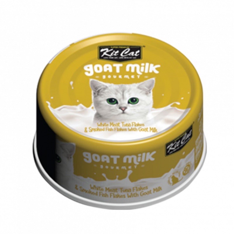 Pate sữa dê kitcat cho mèo lon 70g