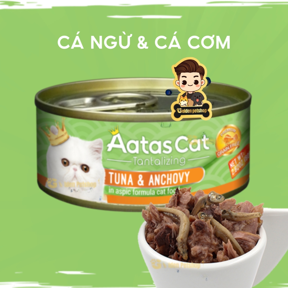 Pate cho mèo Aatas dành cho mọi lứa tuổi - lon 80g