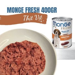 Pate Monge cho chó Lon 400g
