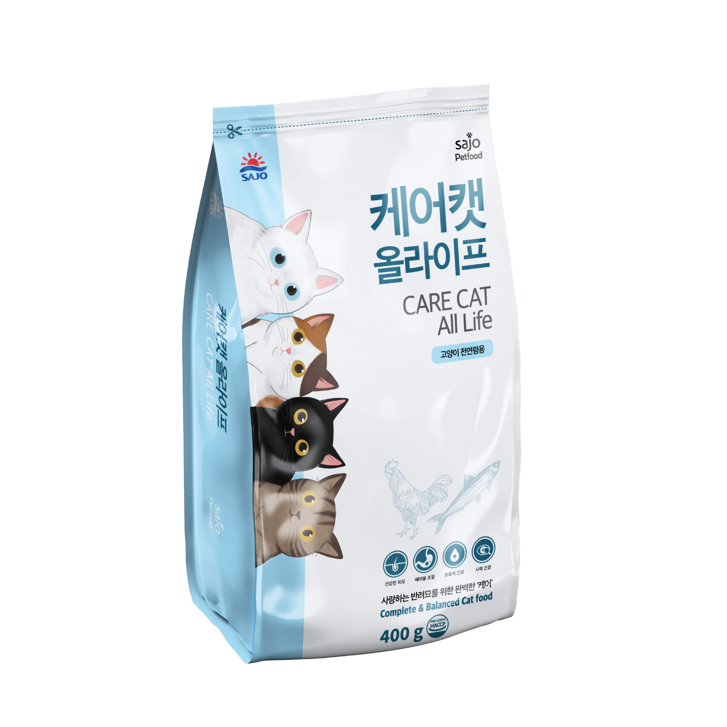 Thức ăn hạt cho mèo mọi lứa tuổi Care Cat All Life