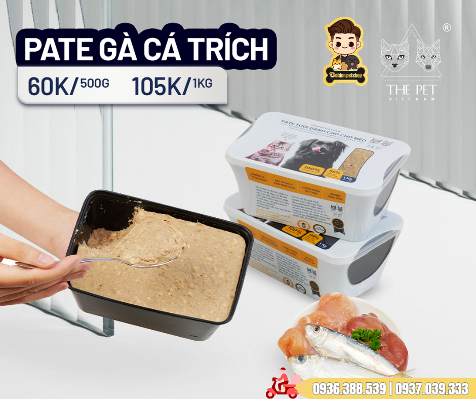 Pate tươi cho chó mèo The Pet Viet Nam