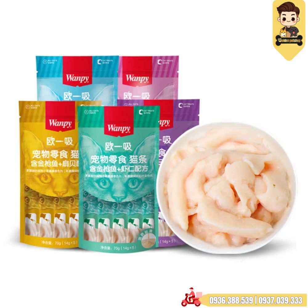 Súp thưởng Wanpy (nội địa trung) - gói 5 thanh