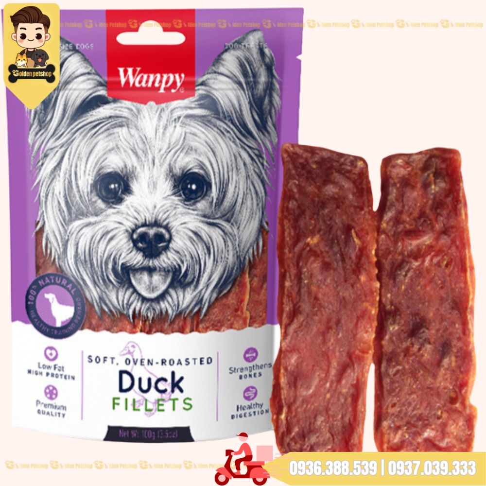 Bánh thưởng cho chó Snack Wanpy - gói 100g