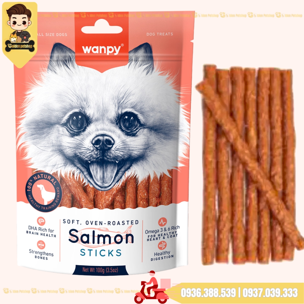 Bánh thưởng cho chó Snack Wanpy - gói 100g