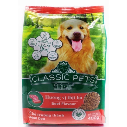 Thức ăn cho chó trưởng thành Classic Pet vị bò