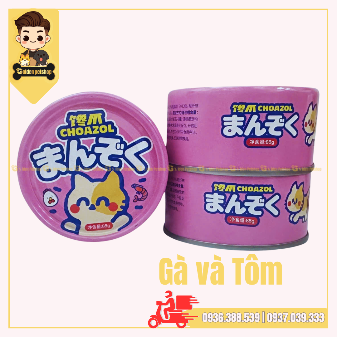 Pate giá sinh rẻ cho chó mèo Lon 85g đồng giá 9K
