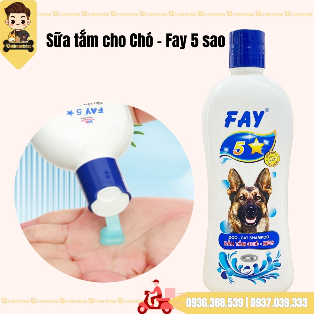 Sữa tắm Fay dành cho chó mèo - Nhiều loại
