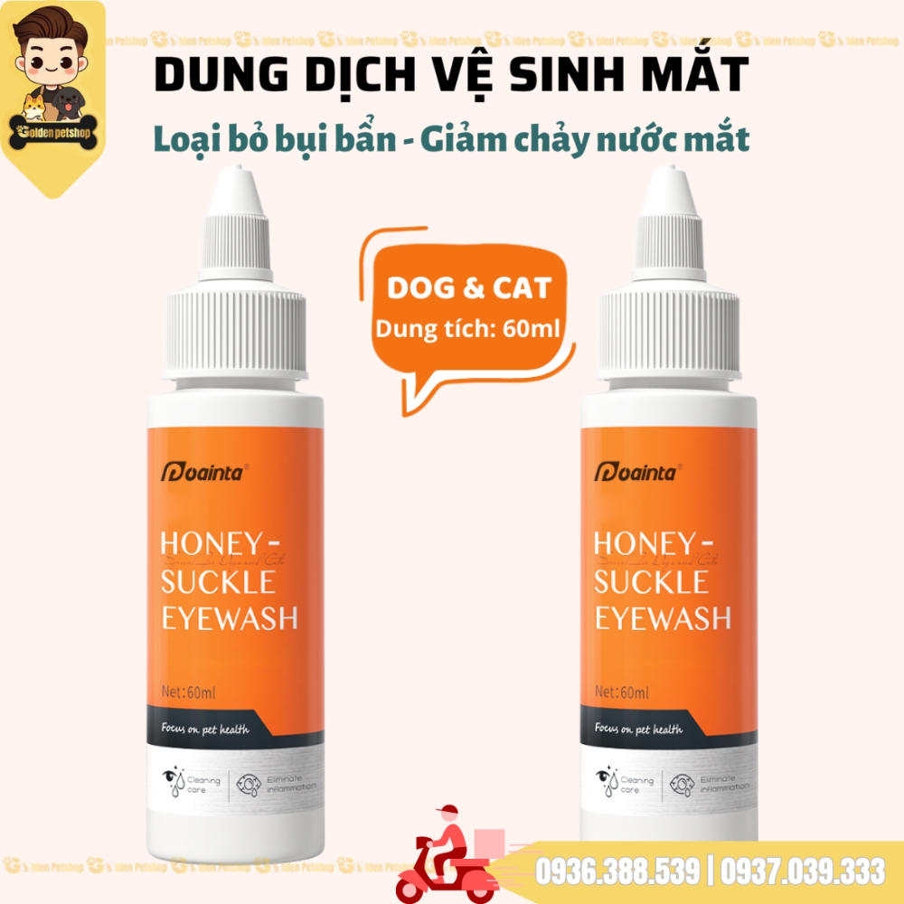 Nhỏ rửa dưỡng mắt Puainta - Chai 60ml