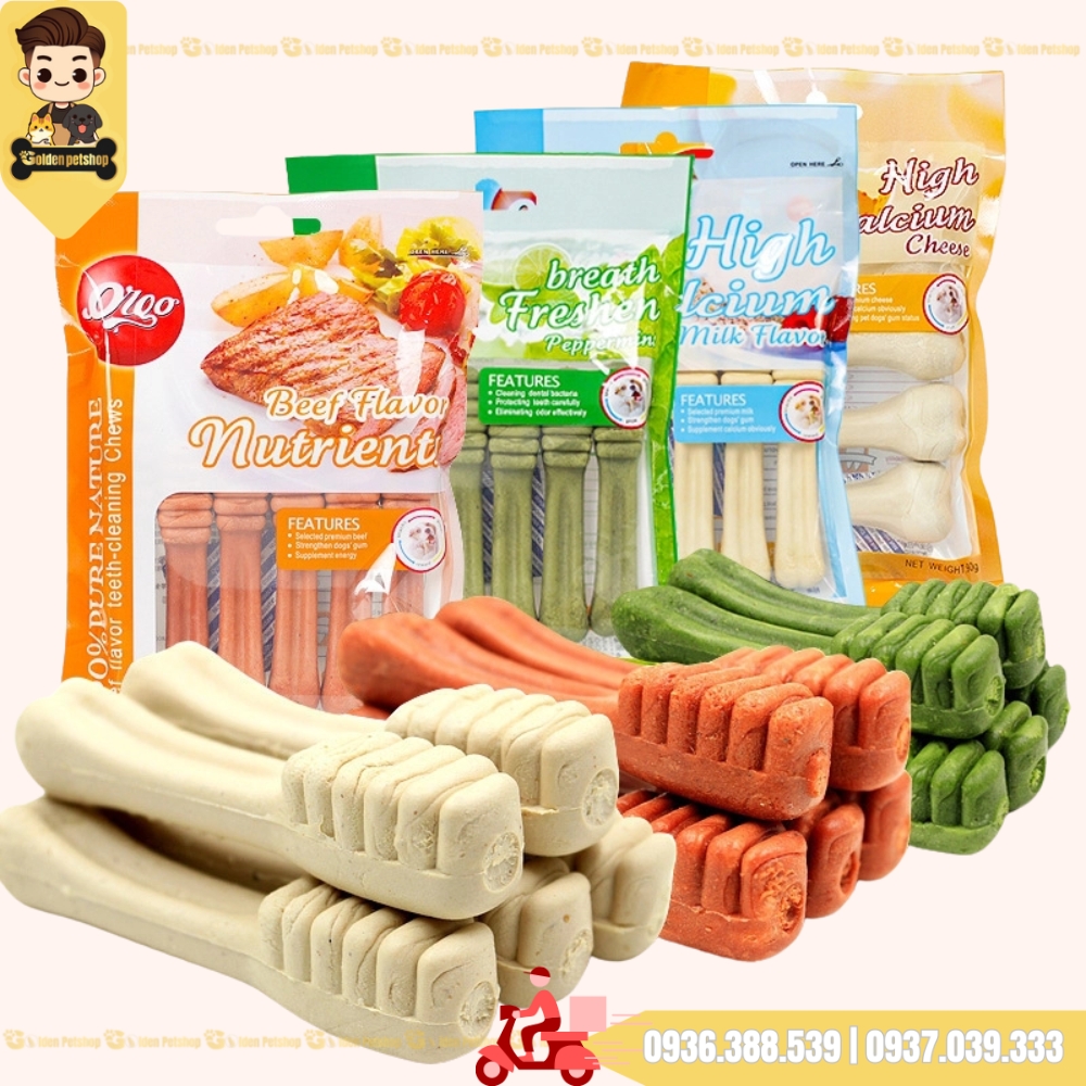 Xương sữa gặm cho chó Orgo - gói 90g