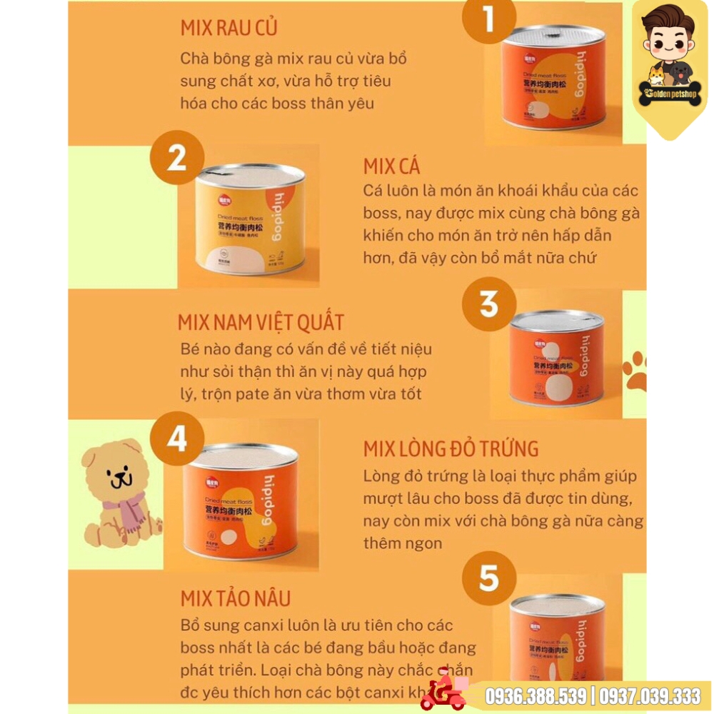 Ruốc ăn ngon dành cho chó mèo - Kích thích thèm ăn