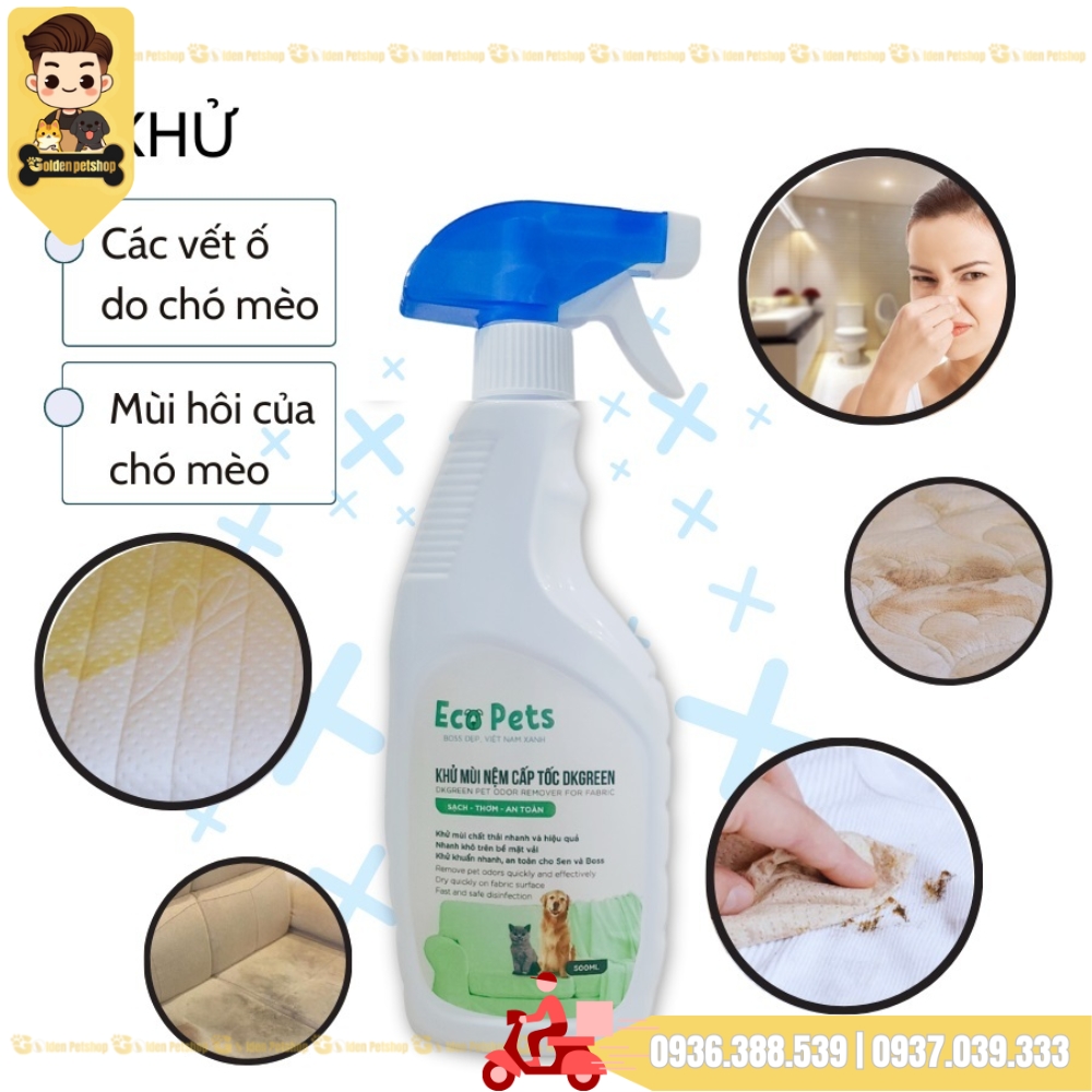 Xịt khử mùi, khử khuẩn trên vải cấp tốc DKGreen
