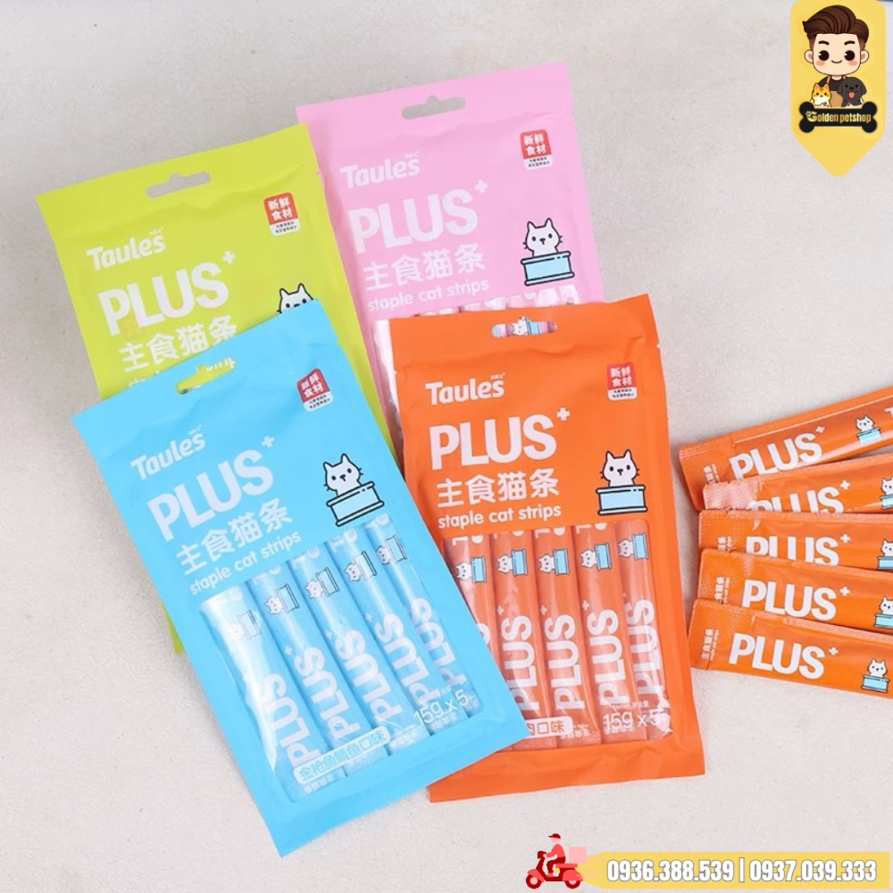 Súp thưởng cho chó mèo Taules plus - gói 5 thanh