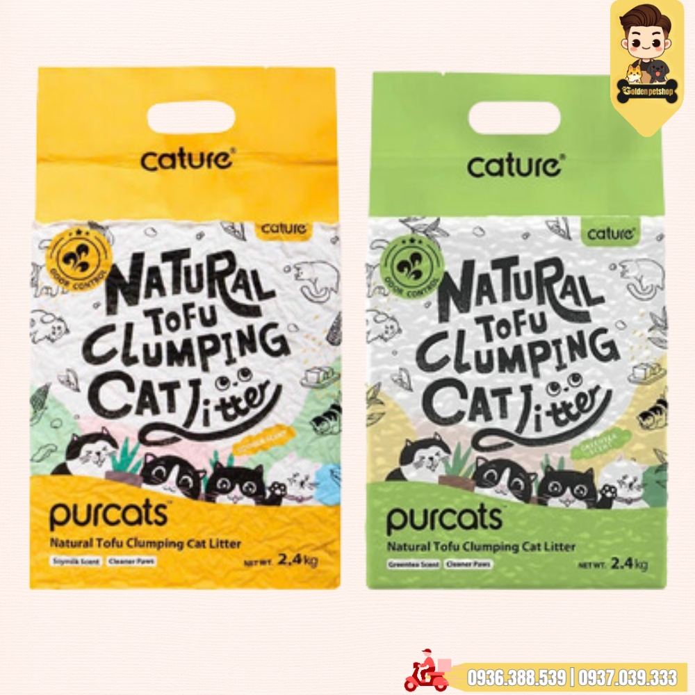 Cát vệ sinh cho mèo - Cature Purcat 6L