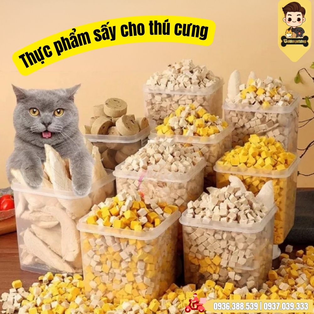 Thức ăn sấy - Đồ sấy dành cho chó mèo