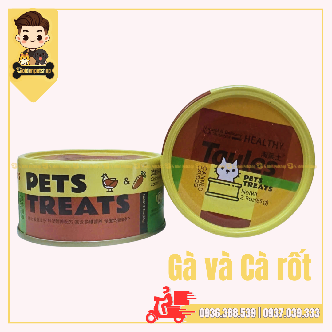 Pate giá sinh rẻ cho chó mèo Lon 85g đồng giá 9K