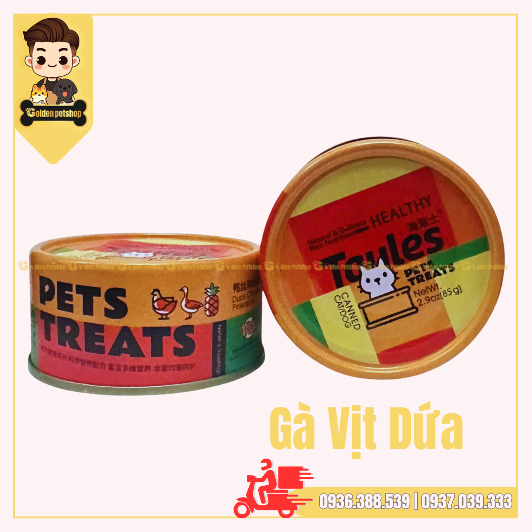 Pate giá sinh rẻ cho chó mèo Lon 85g đồng giá 9K