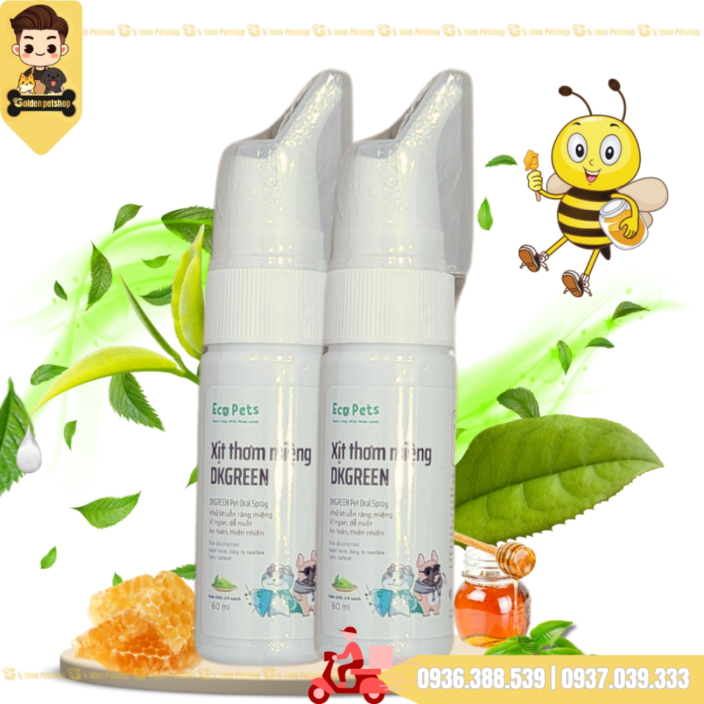 Xịt vệ sinh răng miệng cho chó mèo DKGreen