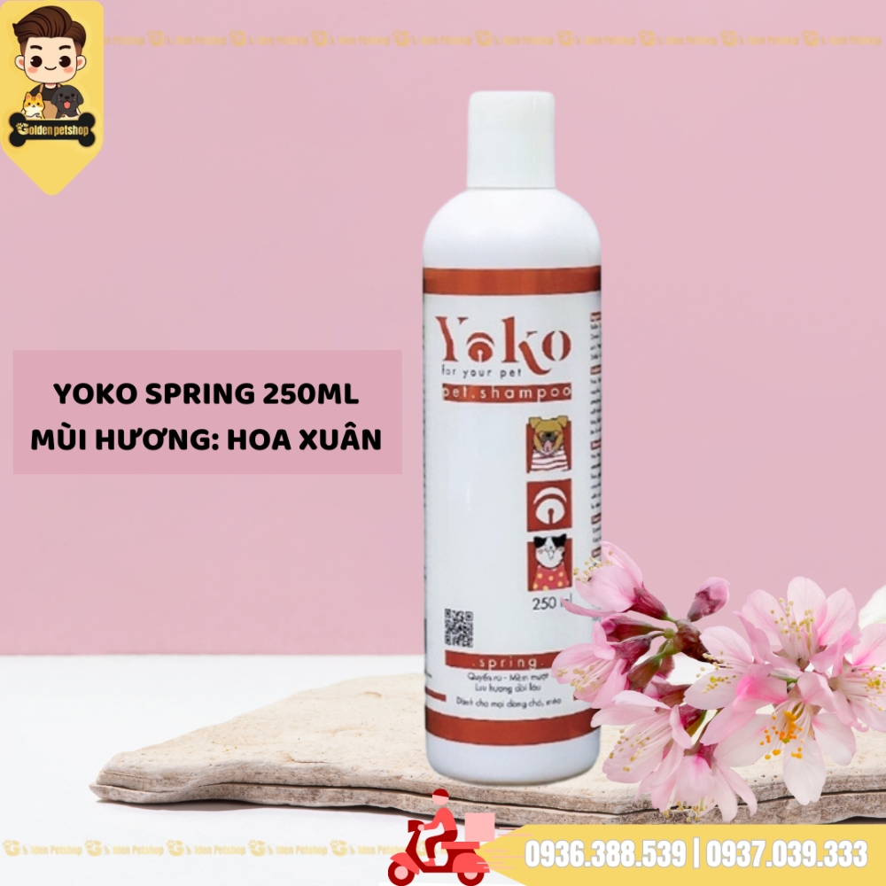 Sữa tắm thơm siêu dai cho chó mèo Yoko - Chai 250ml
