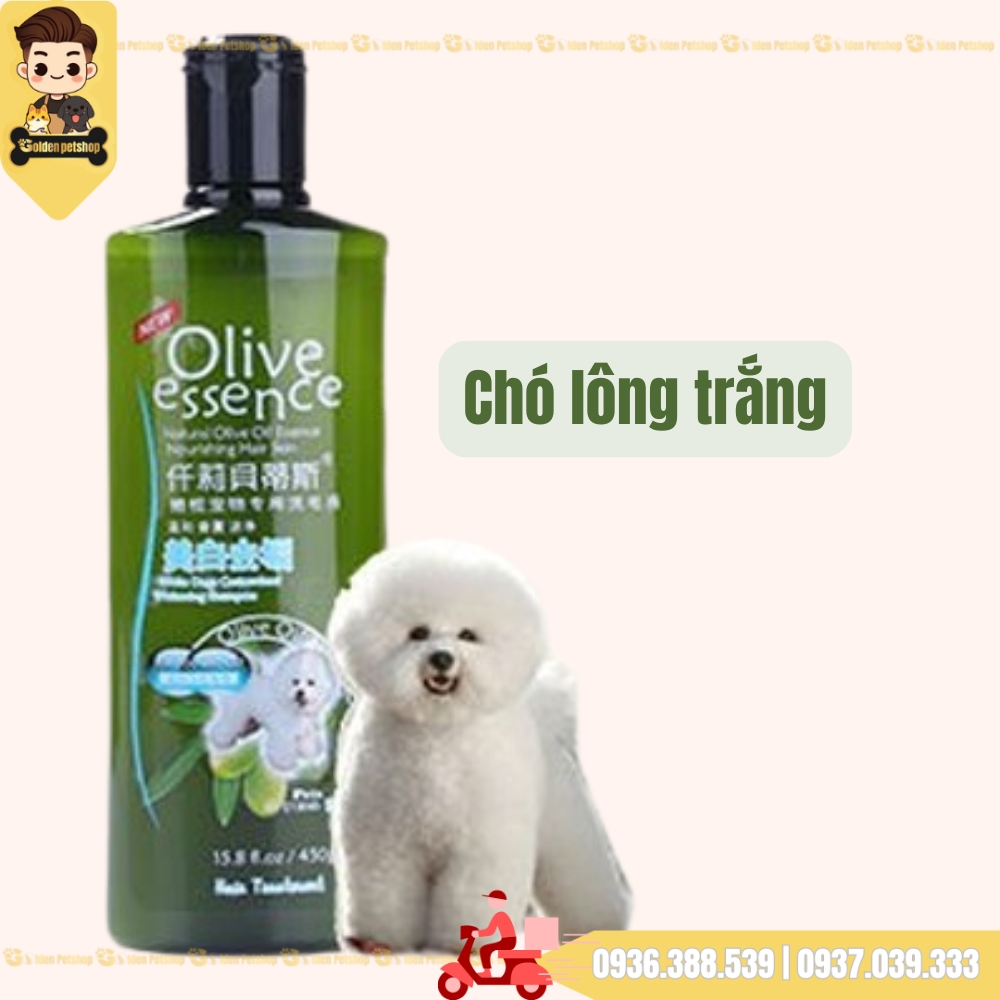 Sữa tắm cho chó mèo Olive Essence - Nhiều loại - Chai 450ml