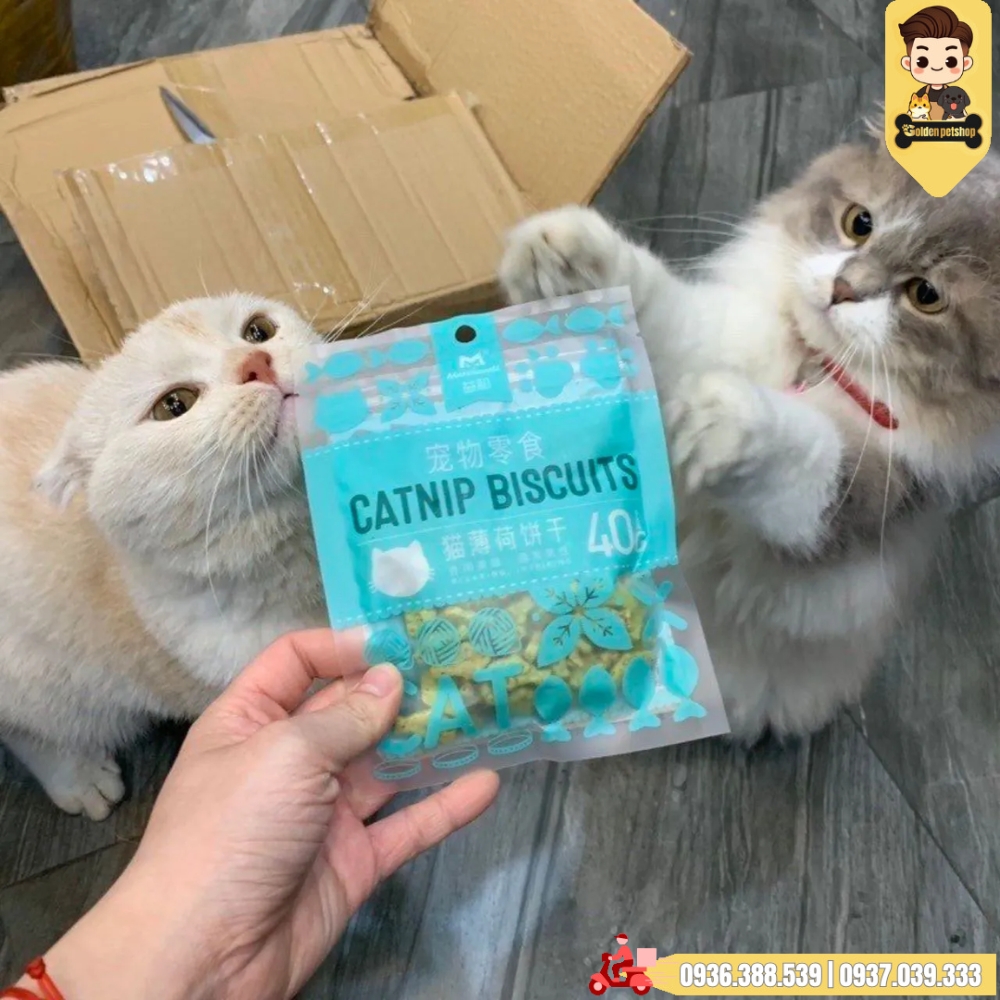 Bánh cá Catnip Biscuits 40g