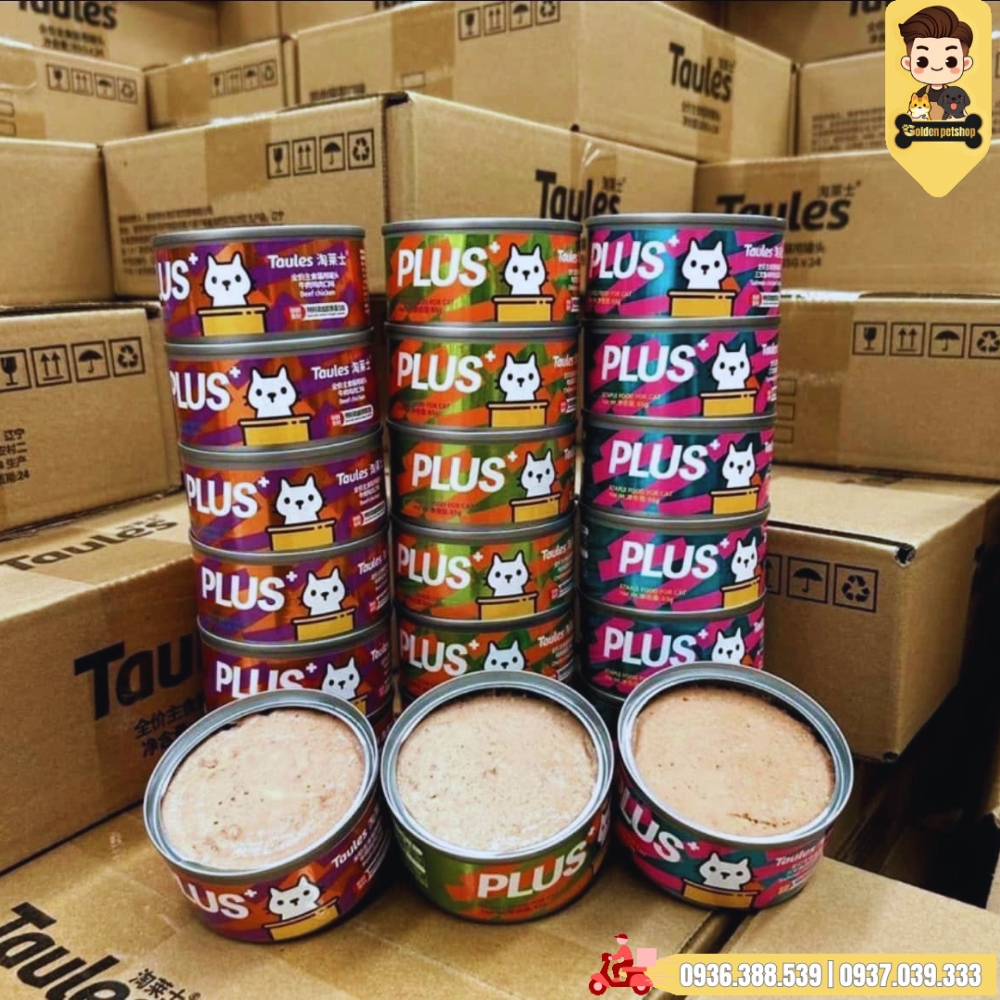 Pate Taules PLUS dạng đặc lon 85g
