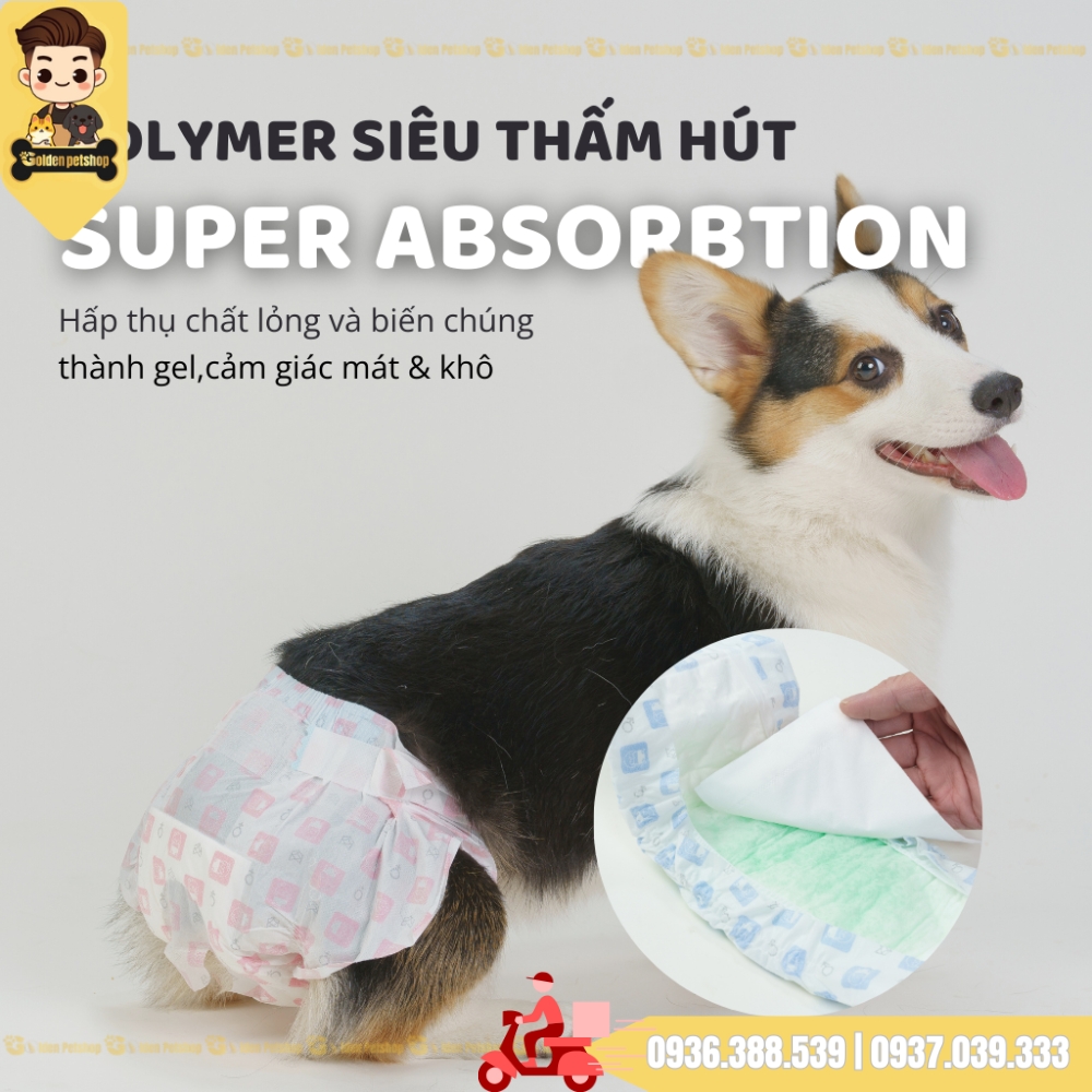 Tả, Bỉm cho chó Cái Fofos - Nhiều kích cở