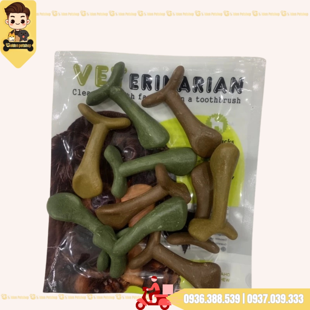 Xương sữa gặm cho chó Yaho chữ T - gói 230g