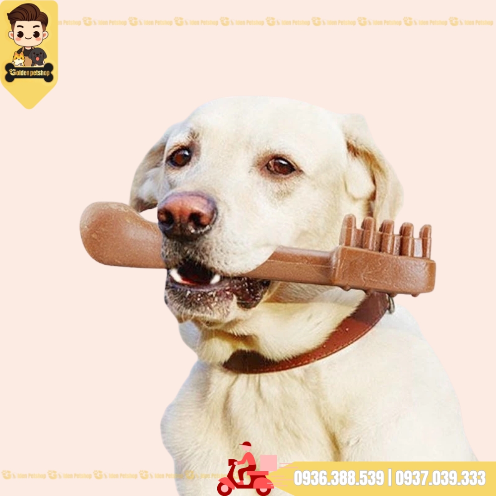 Xương sữa siêu to Yaho bàn chải gặm sạch răng - gói 1 cây 162g