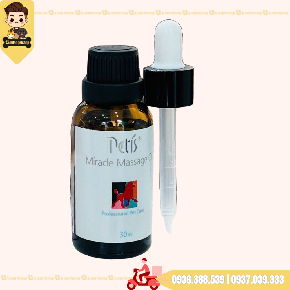Tinh dầu dưỡng lông cho chó mèo - thơm dai, bóng mượt